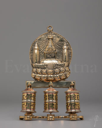 Handmade Stupa Prayer Wheel