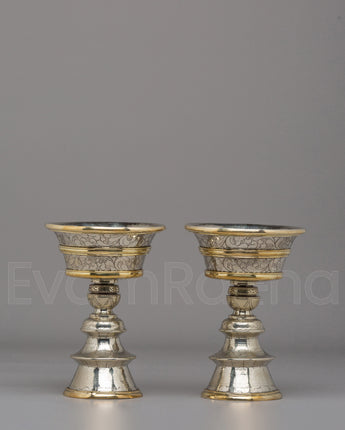 Himalayan Butter Lamp Set