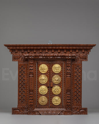 Ankhi Jhyal Wooden Wall Hanging