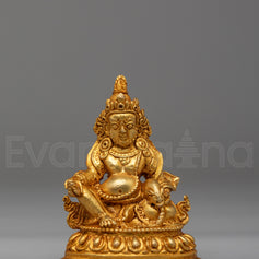 Dzambhala Wealth Deity Altar Statue