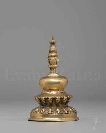 Handcrafted Buddhist Kadampa Stupa