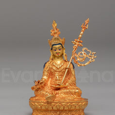 Tibetan Lotus Born Guru Rinpoche Sculpture