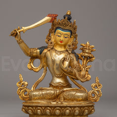 Handcrafted Manjushri Statue