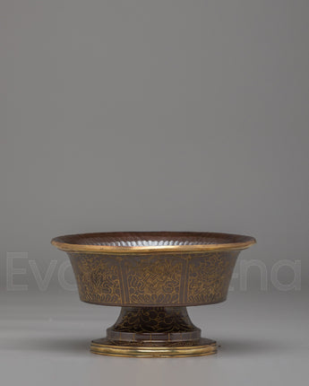 Tibetan Ritual Offering Bowl