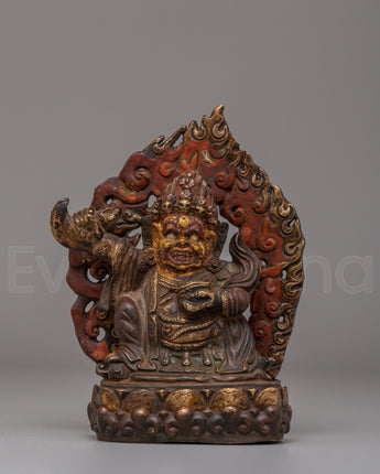 Sacred Tibetan Bernagchen Mahakala Statue