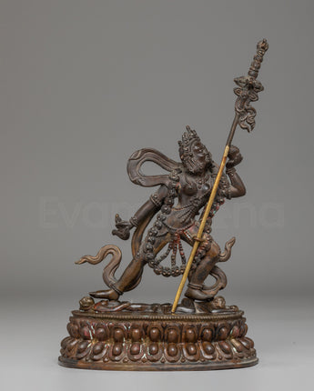 Oxidized Copper Statue of Vajrayogini