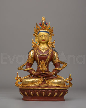 Spiritual Handcrafted Amitayus Buddha Statue
