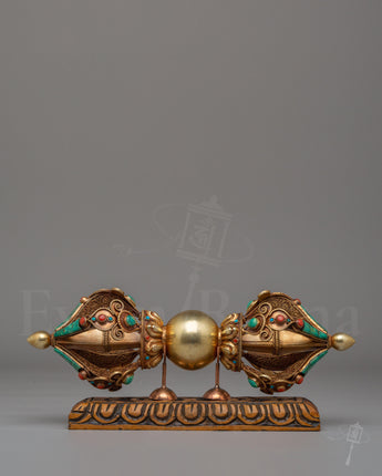 Buddhist Shrine Vajra With Stand