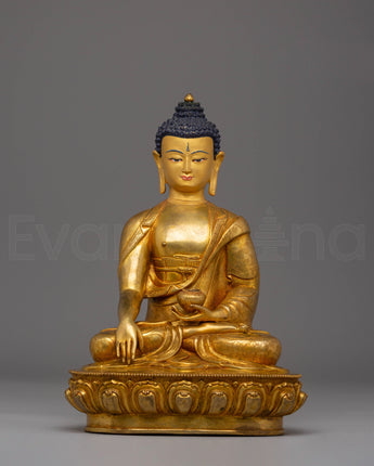Handmade Golden Shakyamuni Buddha for Altars
