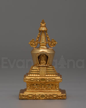 Handcrafted Descent from Heaven Stupa
