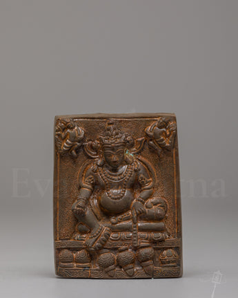 Sacred Dzambhala Buddhist Relief Sculpture