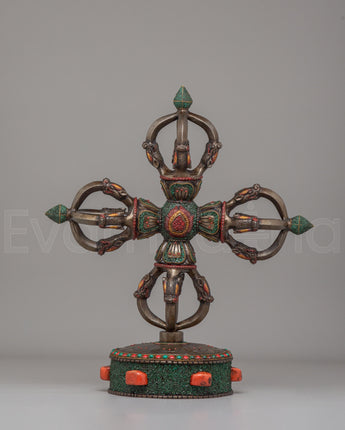 Buddhist Bishwo Vajra with Stand