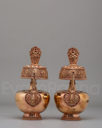 Sacred Tibetan Altar Bhumba Set