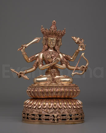 Tibetan Maha Manjushri Statue