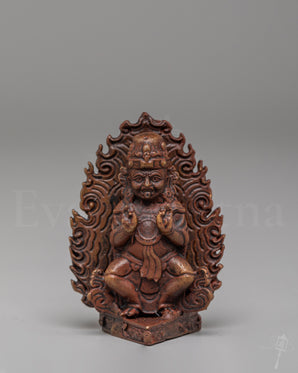 Wrathful Buddhist Mahakala Sculpture