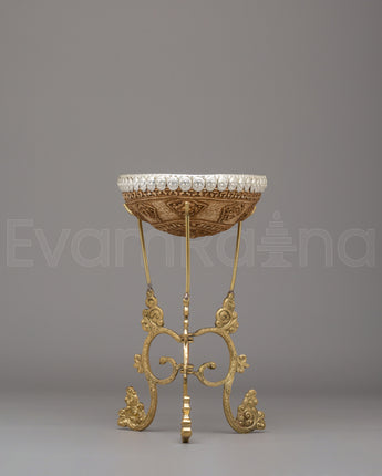 Handcrafted Skull Cup with Stand