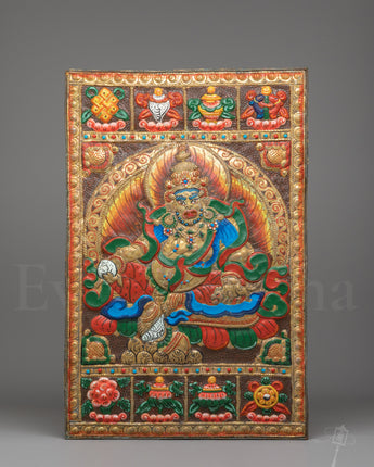 Traditional Dzambhala Wall Hanging