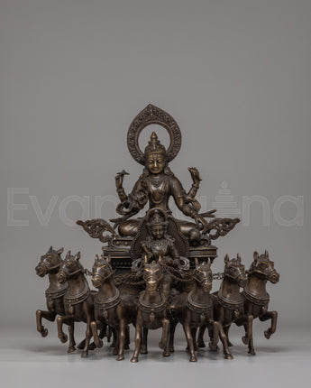 Traditional Surya Narayan Statue