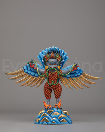 Traditional Garuda Guardian Statue