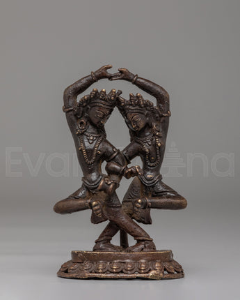 Shiva and Parvati Divine Deity Statue