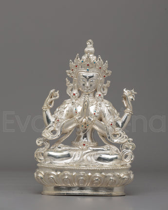 Sacred Himalayan Chenrezig Bodhisattva Statue