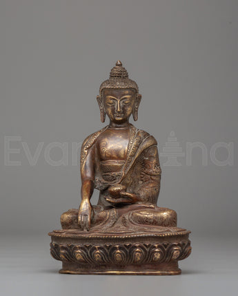 Spiritual Tibetan Shakyamuni Buddha Statue