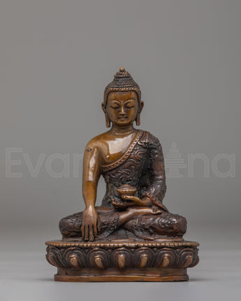 Ceremonial Shakyamuni Buddha Figurine