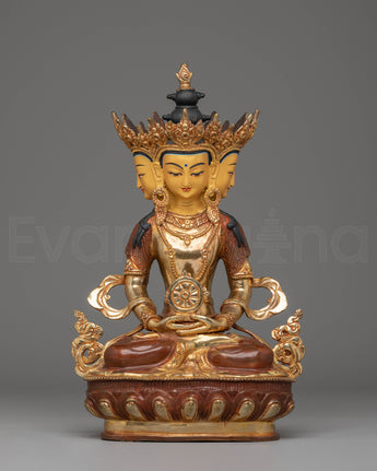 Handmade Copper Vairocana Statue