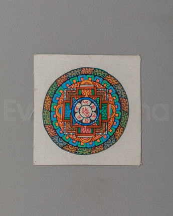 Buddhist Mandala Thanka for Locket