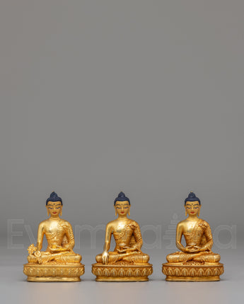 Sacred Three Buddha Set Statue