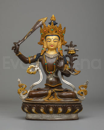 Manjushri Wisdom Deity Statue