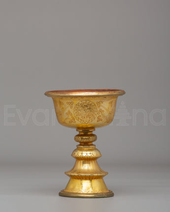Buddhist Butter Lamp Offering Bowl