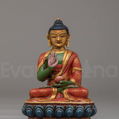 Traditional Amogasiddhi Buddha Statue