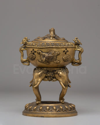 Handmade Incense Burner for Ritual Use