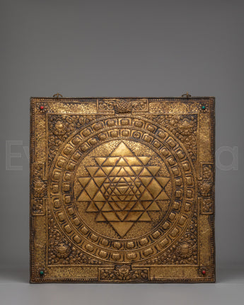 Handcrafted Sri Yantra Wall Hanging