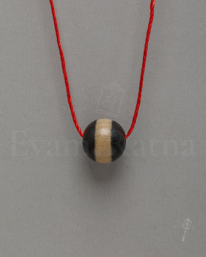 Tibetan Shrine Locket | Sacred Dzi Bead Spiritual Amulet