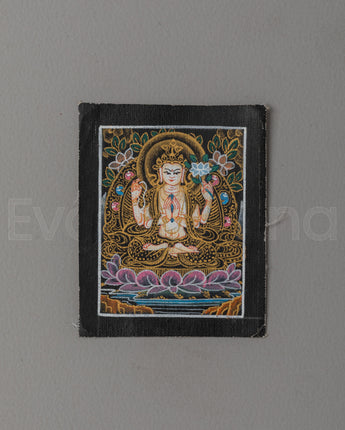 Chenrezig Thangka Locket