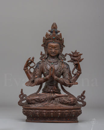 Tibetan Avalokiteshvara Chenrezig Statue