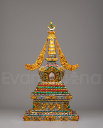 Spiritual Enlightenment Stupa For Altar