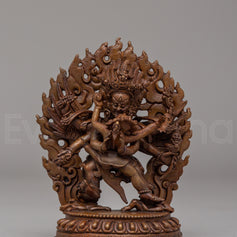 Handmade Vajrakilaya with Consort Statue