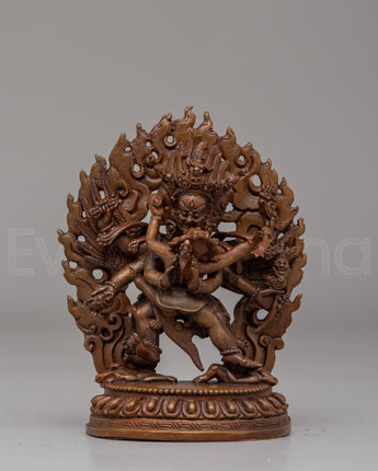 Handmade Vajrakilaya with Consort Statue
