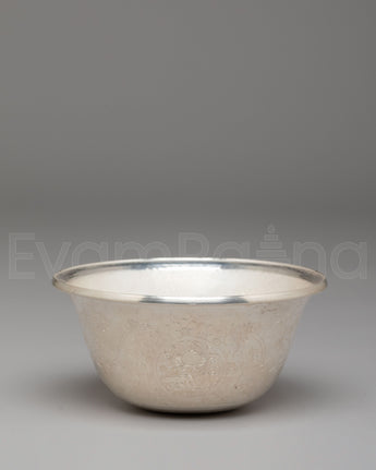 Silver Ritual Offering Bowl