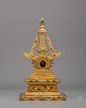 Gold Plated Altar Namgyalma Stupa