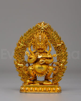 Buddhist Sakya Mahakala Deity Statue