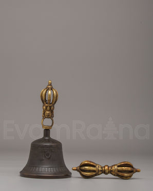 Himalayan Altar Vajra and Bell Set