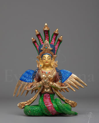 Tibetan Nagkanya Deity Statue