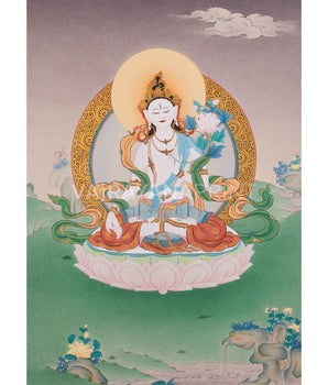 goddess-white-tara-giclee-canvas-print