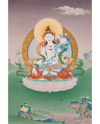 goddess-white-tara-giclee-canvas-print
