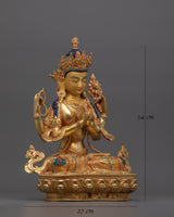 peaceful-figurine-of-chenresig