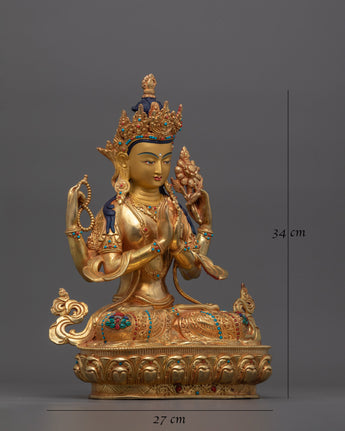 peaceful-figurine-of-chenresig